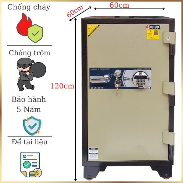 Hình ảnh két sắt vân tay cao cấp cỡ to trusafe F306VTDT cho công ty và gia đình0