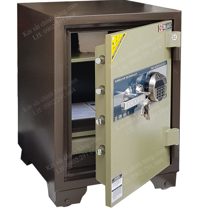 Két sắt vân tay hàn quốc trusafe TH695 siêu bền hợp chất siêu chống cháy cho gia đình căn hộ