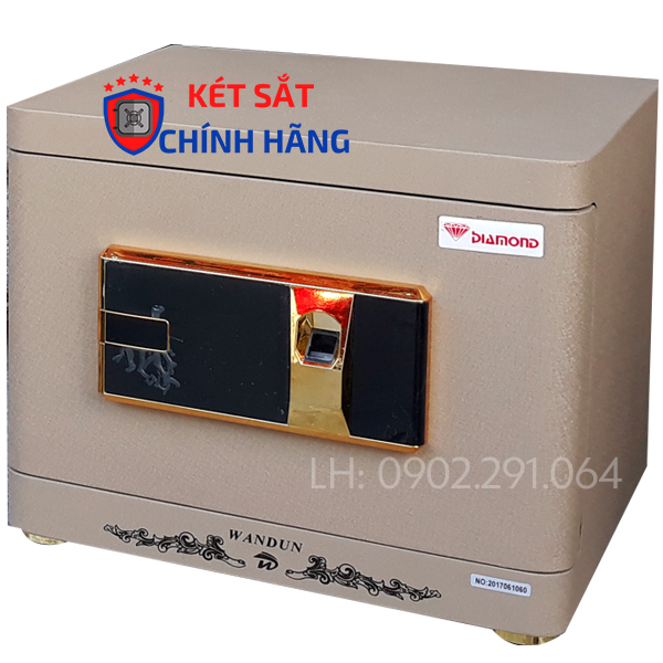 Két sắt vân tay Diamond DM30VT mở khóa bằng vân tay sang trọng an toàn