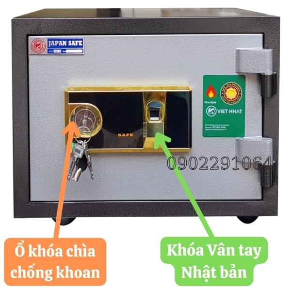 Hình ảnh Két sắt mini vân tay Việt Nhật VN22VT chống cháy có báo động0