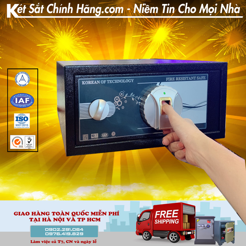 Vệ sinh két sắt vân tay mini để duy trì tuổi thọ sản phẩm