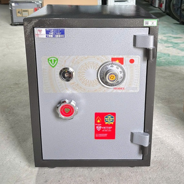 Hình ảnh Két sắt Việt Tiệp khóa cơ KW55C chống cháy chống trộm3