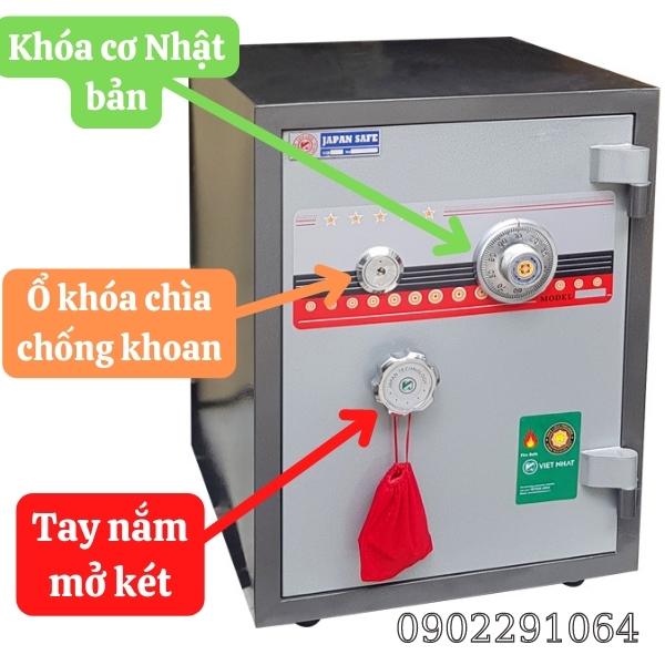 Hình ảnh Két sắt việt nhật chống cháy VN38KC khóa cơ0