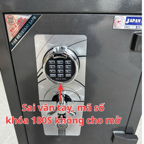 Két sắt JAPAN SAFE khóa thông minh chống trộm dò mã