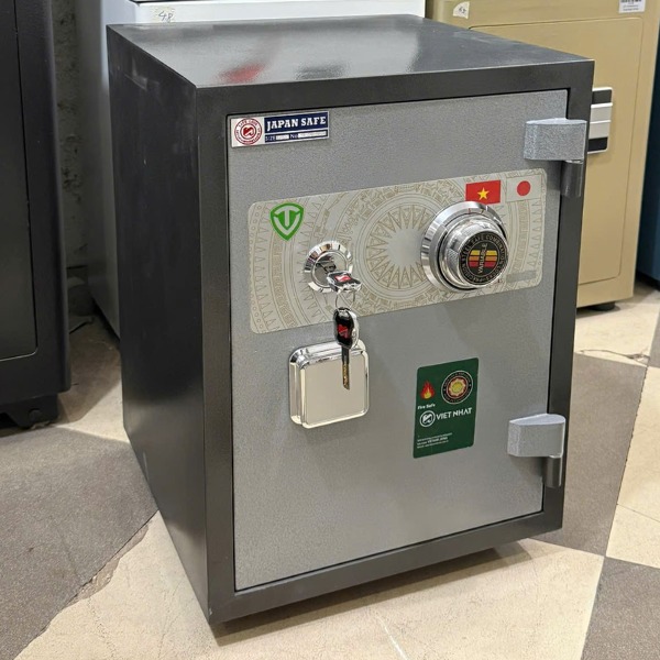 Hình ảnh Két sắt Việt Nhật VN38DM cơ đổi mã chống cháy3