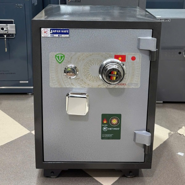 Hình ảnh Két sắt Việt Nhật VN79DM cơ đổi mã chống cháy( gia đình- văn phòng)3