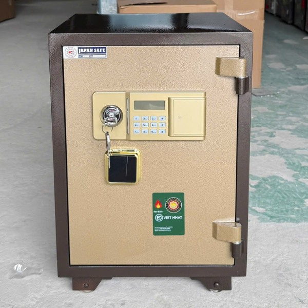 Hình ảnh Két sắt Việt Nhật VN79DT Gold điện tử chống cháy có báo động0