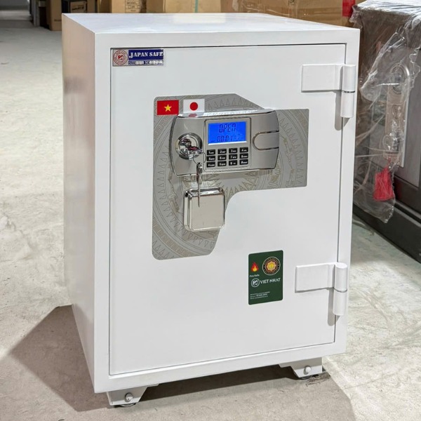 Két sắt Việt Nhật VN86DT điện tử chống cháy màu trắng