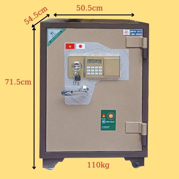 Hình ảnh Két sắt điện tử chống cháy Việt Nhật VN99DT cho gia đình và văn phòng3