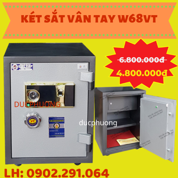 Két sắt việt tiệp hải phòng W68VT vân tay