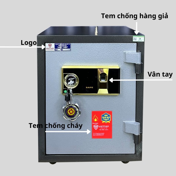 Nhận biết két sắt Việt Tiệp bằng khóa vân tay