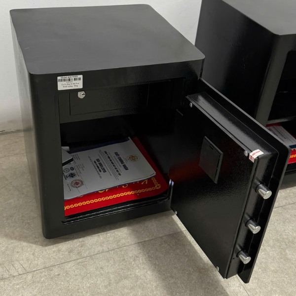 Hình ảnh Két sắt Siêu cường Việt Tiệp KSC50FE vân tay điện tử màu đen, trắng5