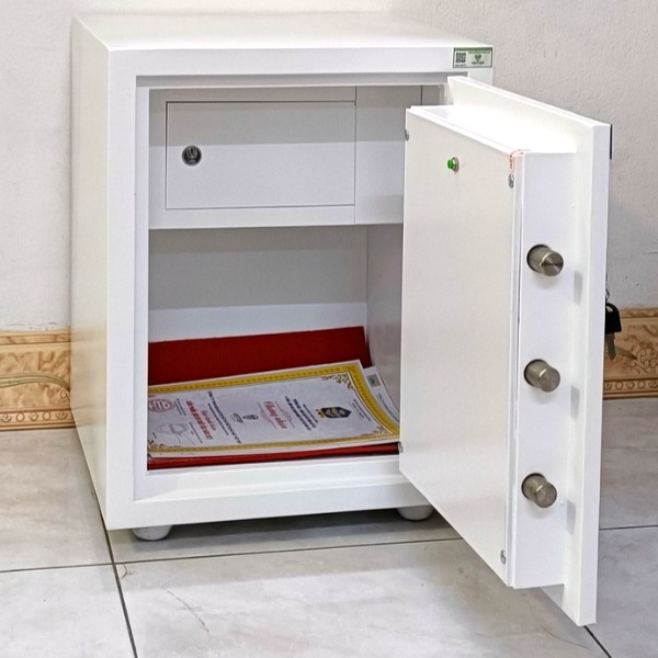 Nội thất két sắt Việt Tiệp KV54 điện tử màu trắng