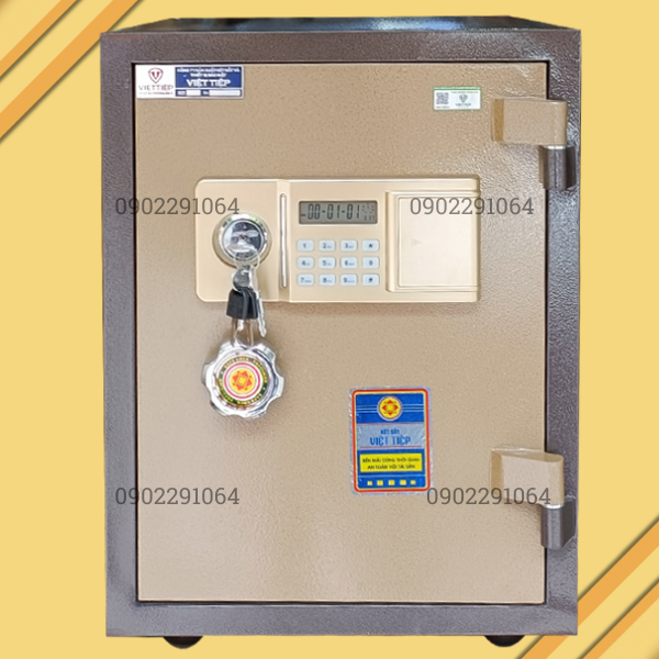 Két sắt điện tử Việt Tiệp màu gold mới nhất năm 2024