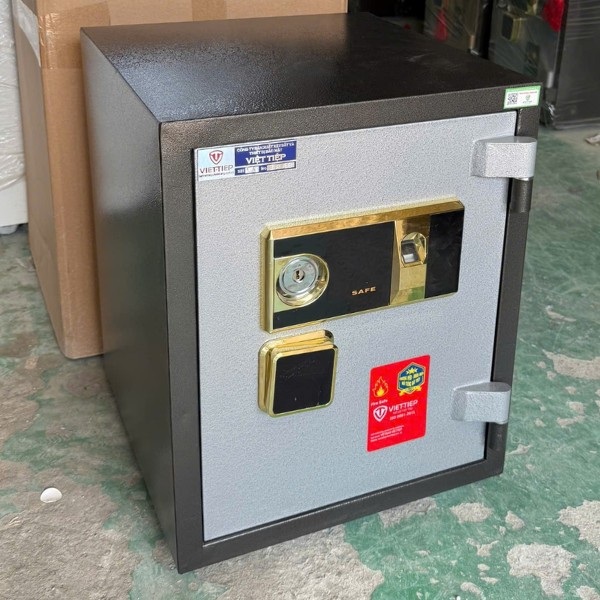 Hình ảnh Két sắt vân tay Việt Tiệp KW50VT chống cháy0