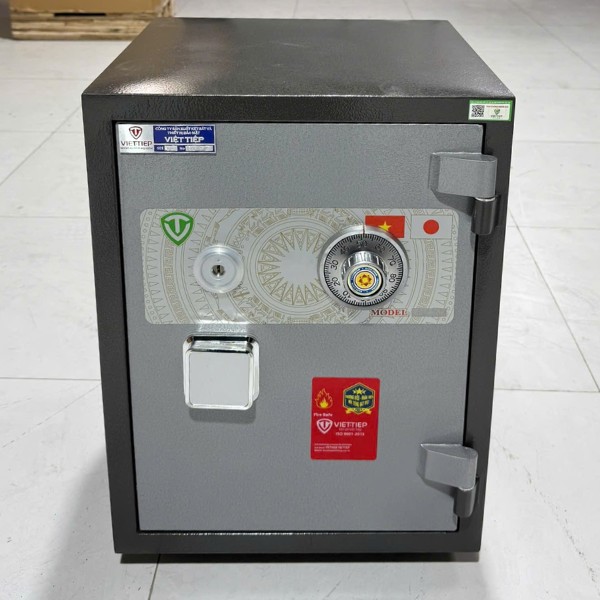 Hình ảnh Két sắt Việt Tiệp khóa cơ KW58C chống cháy chống trộm3