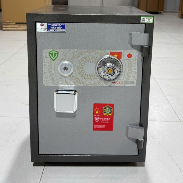 Hình ảnh Két sắt Việt Tiệp khóa cơ KW58C chống cháy chống trộm0