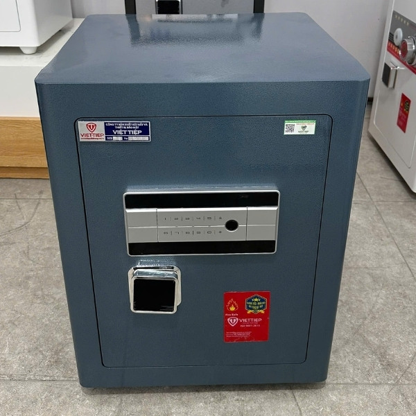 Hình ảnh Két sắt Tài Lộc Việt Tiệp KW58SCFE siêu cường kết nối điện thoại0