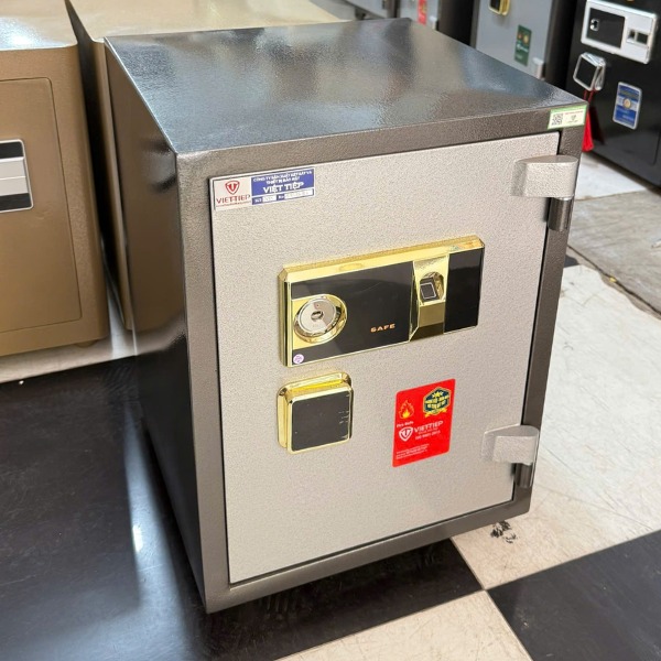 Két sắt Việt Tiệp KW58VT vân tay chống cháy có báo động