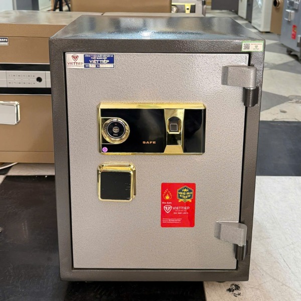 Hình ảnh Két sắt mini vân tay Việt Tiệp KW58VT chống cháy bảo mật cao2