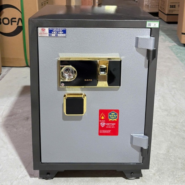 Hình ảnh Két sắt việt tiệp KW62VT khóa vân tay chống cháy có báo động0