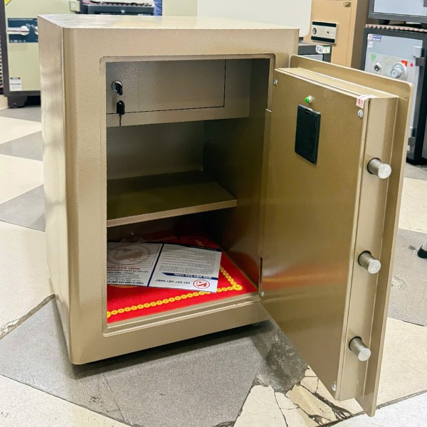 Hình ảnh Két sắt Tài Lộc  Việt Tiệp KW63SCFE siêu cường vân tay kết nối điện thoại3