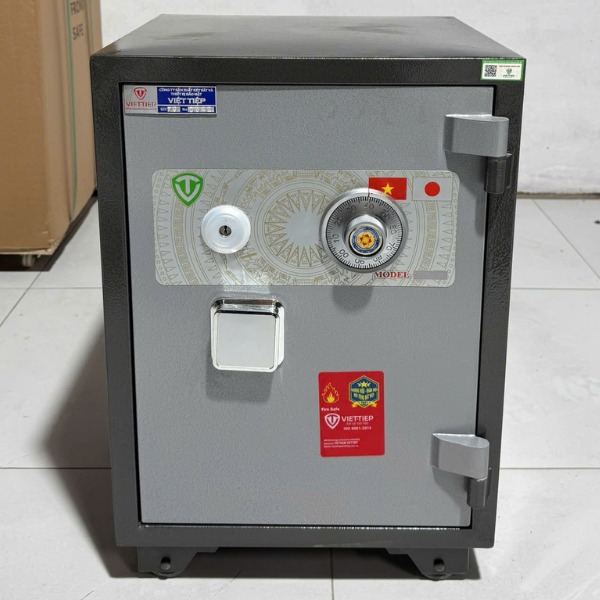 Hình ảnh Két sắt gia đình Việt Tiệp KW79C khóa cơ chống cháy0