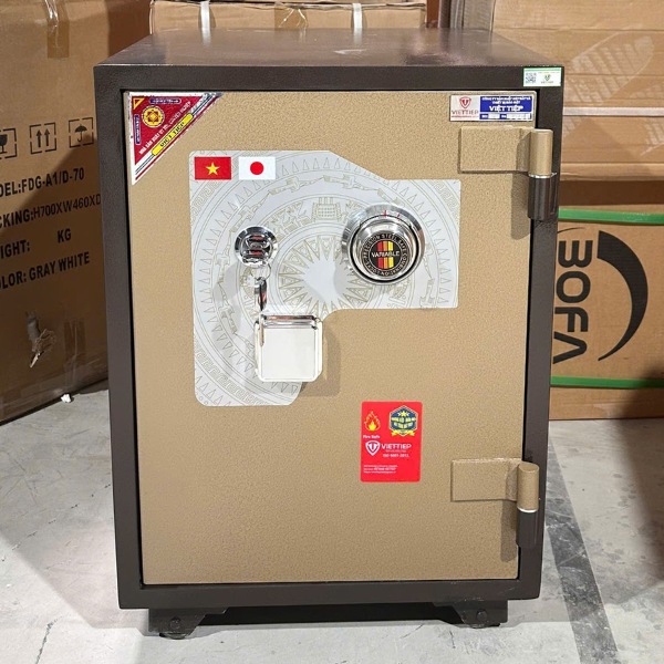 Hình ảnh Két sắt Việt Tiệp Cơ đổi mã KW99DM chống cháy0