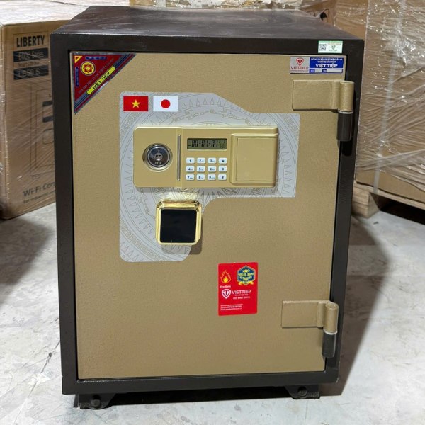 Hình ảnh Két sắt điện tử Việt Tiệp KW99DT chống cháy (Gia đình -công ty)0