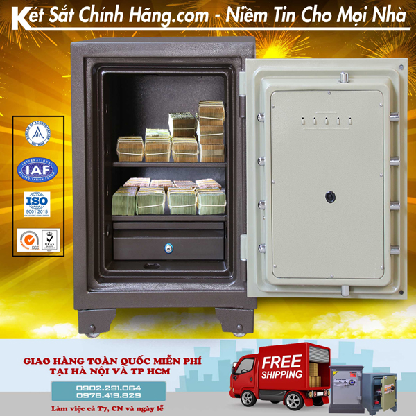 Hình ảnh Két sắt Welko KS140DM khóa cơ đổi mã1