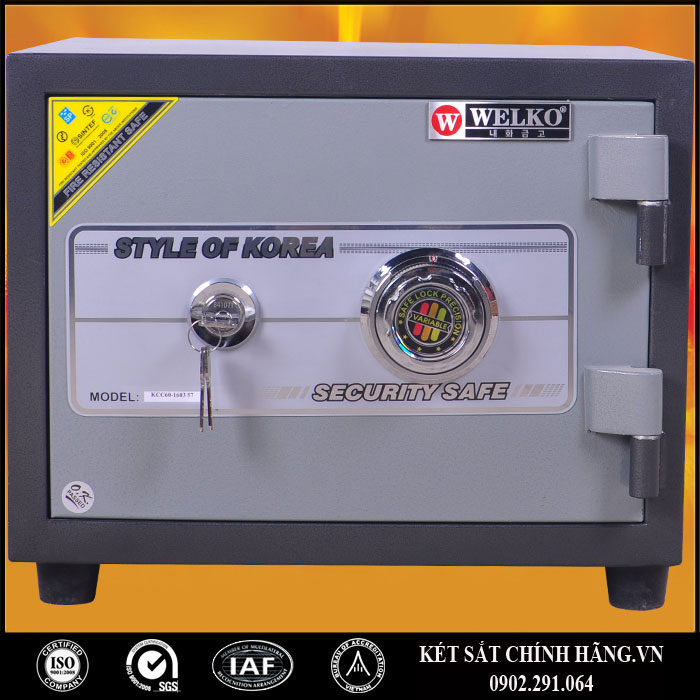 Hình ảnh Két sắt Welko KCC80KC Khóa cơ0