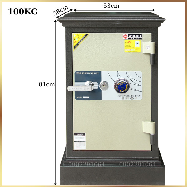 Hình ảnh Két sắt Welko KN54ĐM cơ đổi mã0