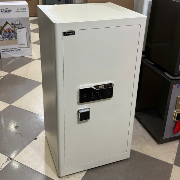 Két sắt xuân hòa BK100FI màu trắng nhận diện khuôn mặt