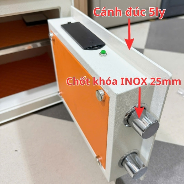 Hình ảnh Két sắt mini thông minh Xuân Hòa KIVA KV-30AH vân tay báo động điện thoại3