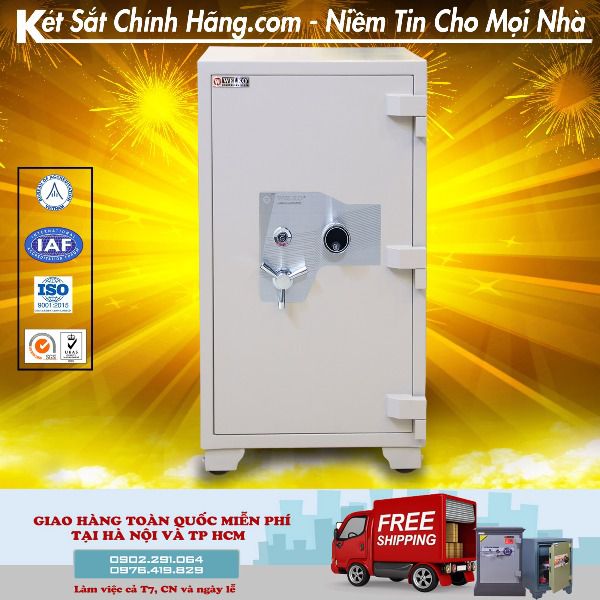 Két sắt xuất khẩu Mỹ US1080DM hàng tốt bảo vệ bằng chốt khóa INOX 4 chiều