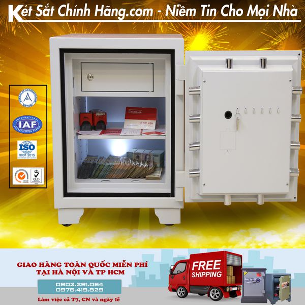 Két sắt xuất khẩu Mỹ vừa chống cháy chống trộm