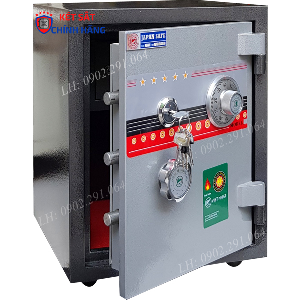 Nên mua két sắt Việt Nhật VN38KC đảm bảo an toàn chống cháy