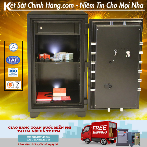 Hình ảnh Két sắt xuất khẩu Mỹ  Welko US1080DM khóa cơ4