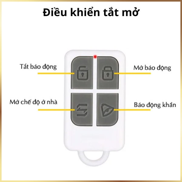 Remote điều khiển tắt mở báo động chống trộm cho két sắt