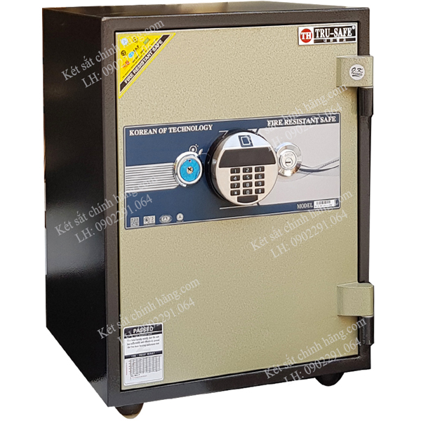 Thao tác mở khóa két sắt dấu vân tay đơn giản