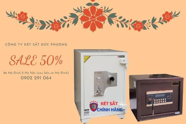 Khuyến mãi giảm giá cực sốc chỉ có tại két sắt Đức Phương