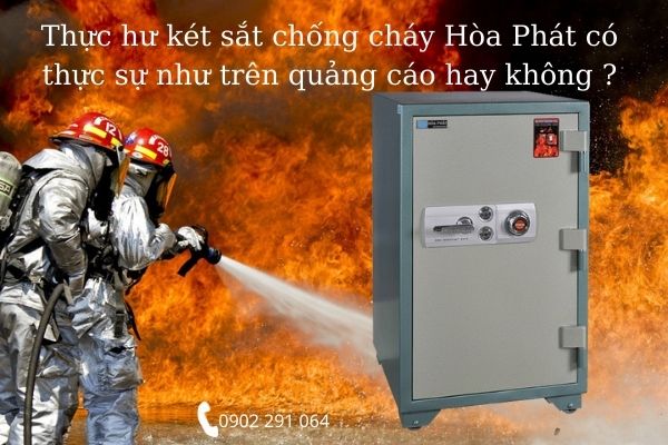 Két sắt chống cháy Hòa Phát chịu lửa tốt