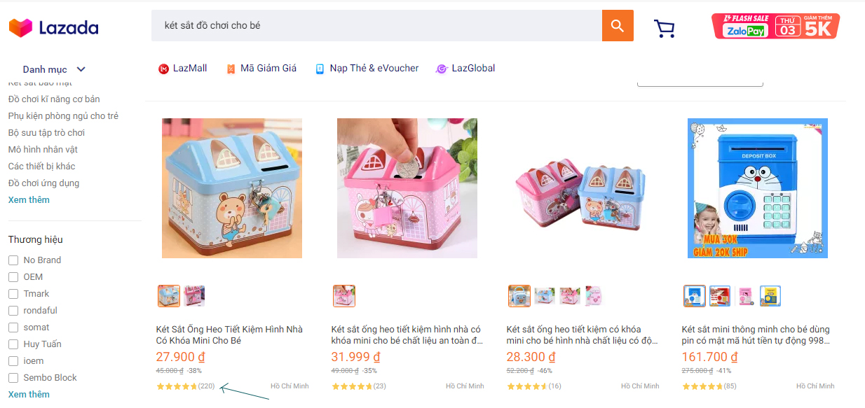 Bán két sắt mini đồ chơi cho bé trên sàn TMĐT Lazada