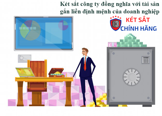 Két sắt công ty