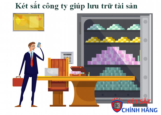 Két sắt công ty giúp lưu trữ tài sản giá trị