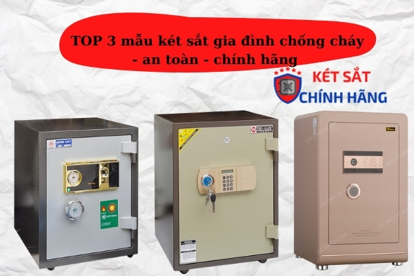 Hình ảnh két sắt gia đình chống cháy an toàn - hiệu quả 